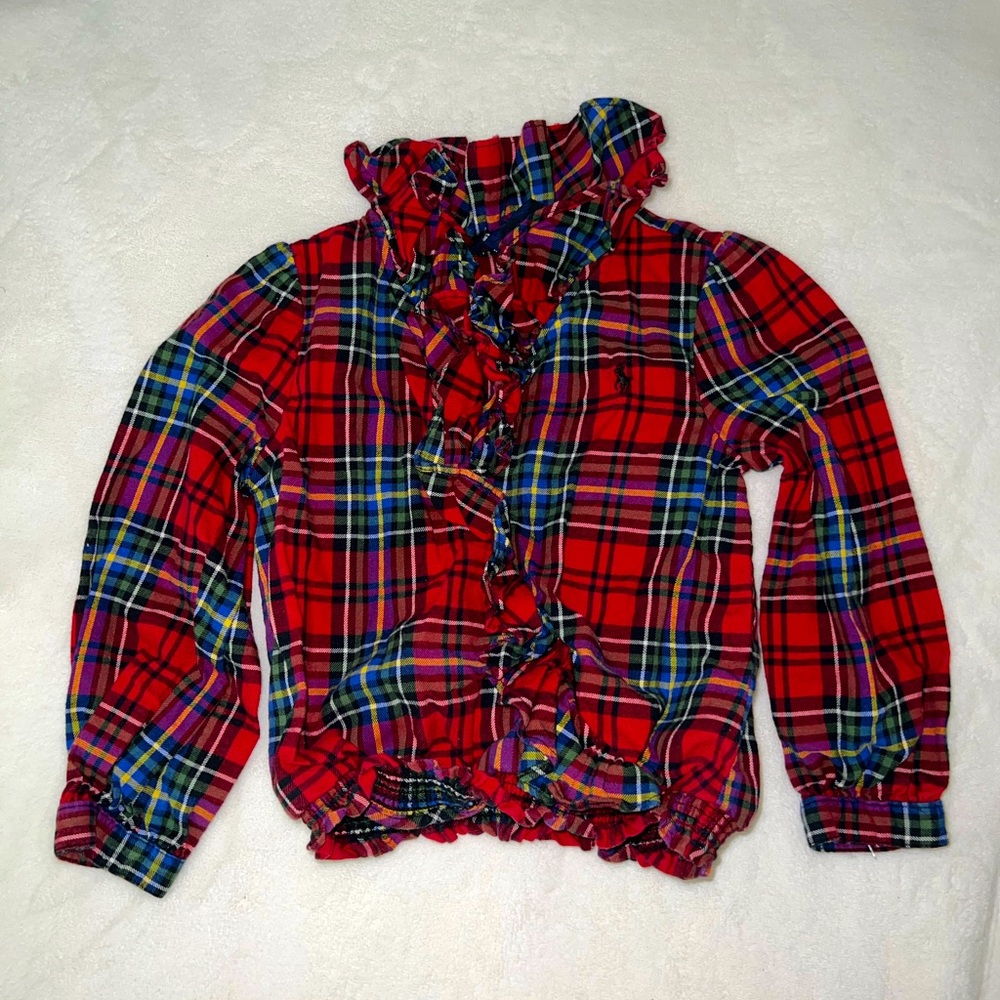 Girl’s Ralph Lauren Plaid Shirt